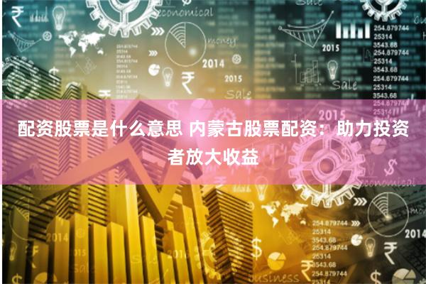 配资股票是什么意思 内蒙古股票配资：助力投资者放大收益