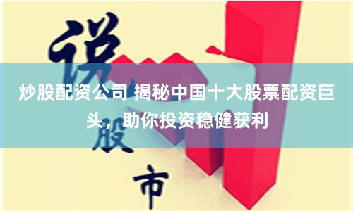炒股配资公司 揭秘中国十大股票配资巨头，助你投资稳健获利
